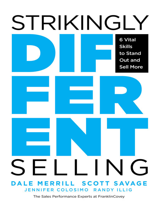 Title details for Strikingly Different Selling by Dale Merrill - Available